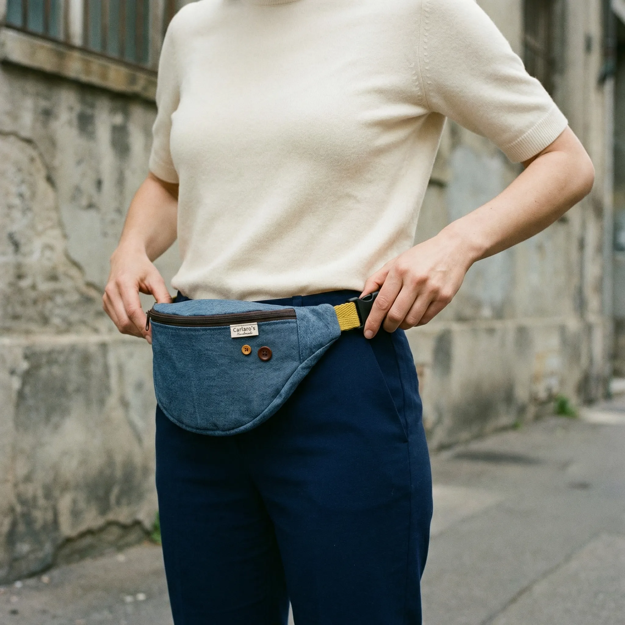 Riñonera Menut Denim - Imagen campaña 2